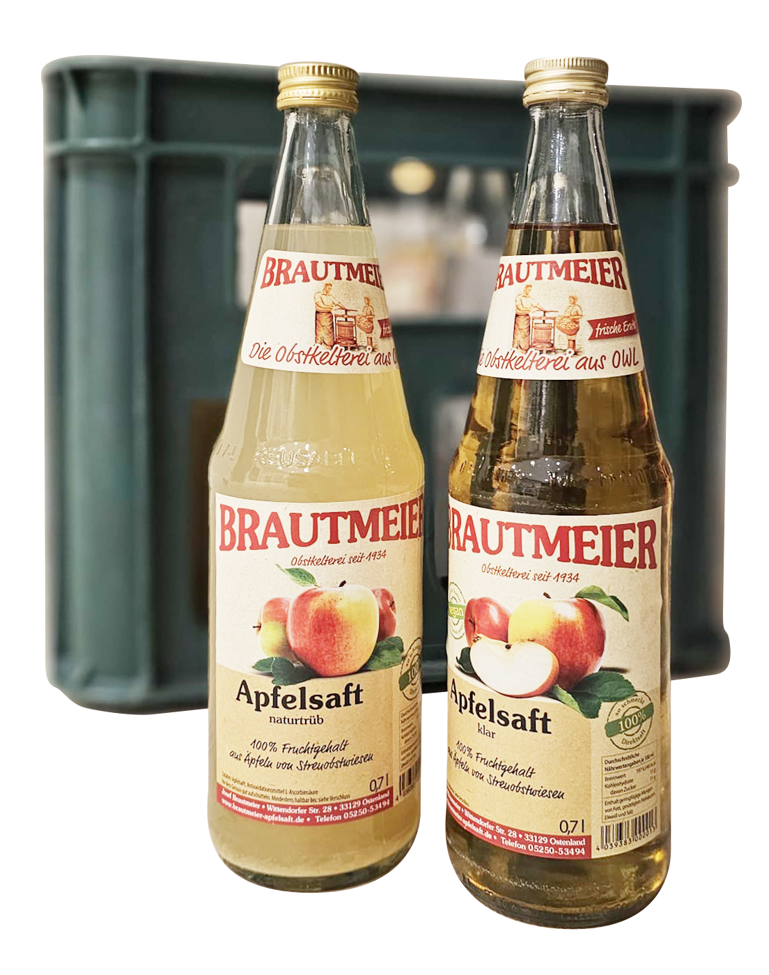 1 Kiste Brautmeier Apfelsaft